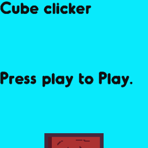 Cube clicker