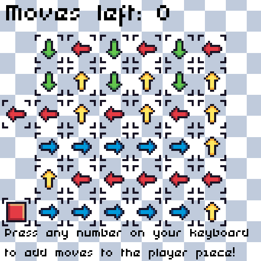 Board game movement example