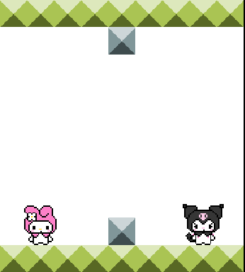 Kuromi and My Melody Platformer (For my sister)