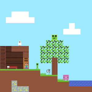Minecraft 2D : Steves Quest 4 Peace