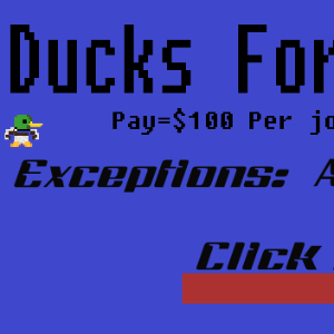 Oh those sassy ducks!