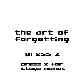 the art of forgetting