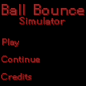 Ball Bounce Simulator (Mobile Compatable)