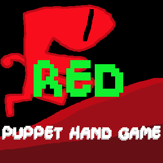 PUPPET HAND GAME RED