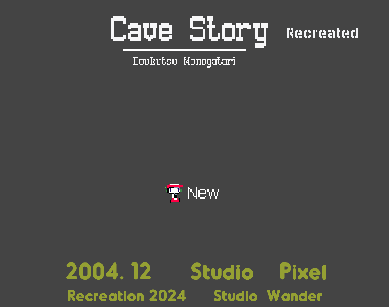 Cave Story recreated