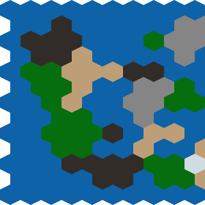Hexagonal Map Generator (64x64x64 Hex Tiles, 16 Tiles X 13 Tiles Map Size)