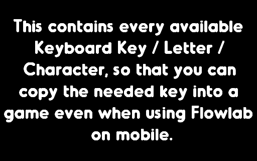 All Keyboard Key Behaviors