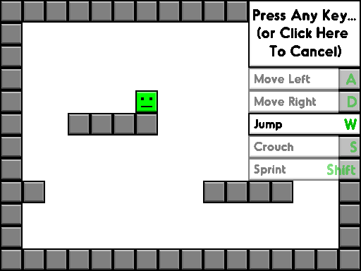 Keybinding Test (Re-Bind Controls)