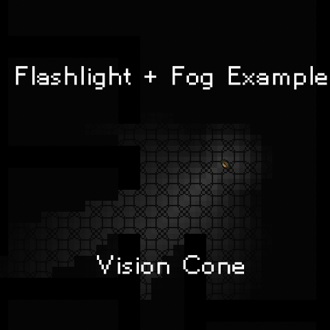 Flashlight + Fog Example