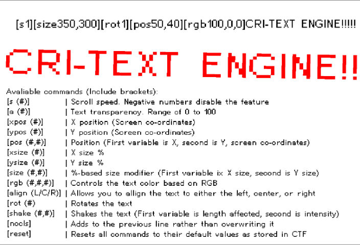 Cri-Text Testroom [abandoned]