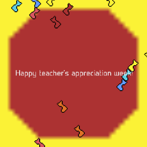 Teachers appreciation week card