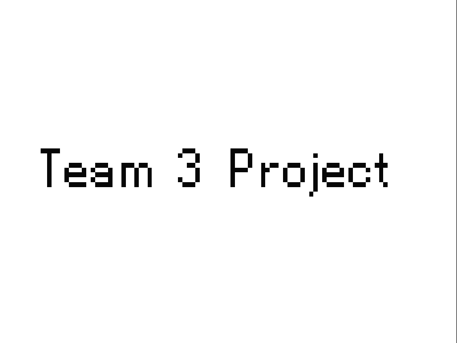 Team 3 Project