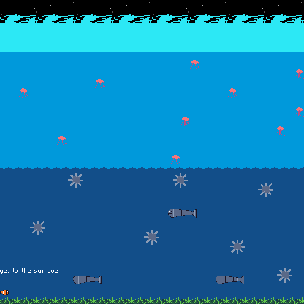 in the sea with legs