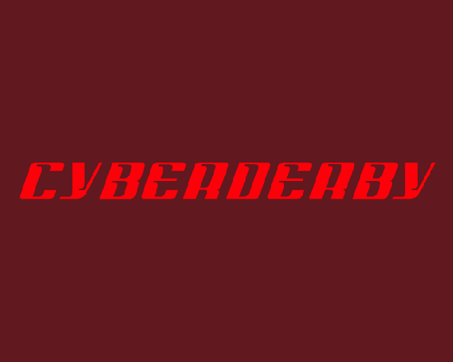 CYBERDERBY by Indy