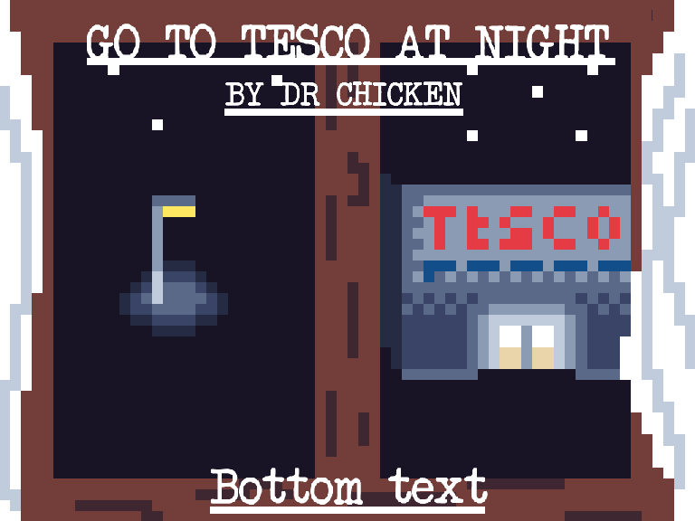 Go to tesco at night