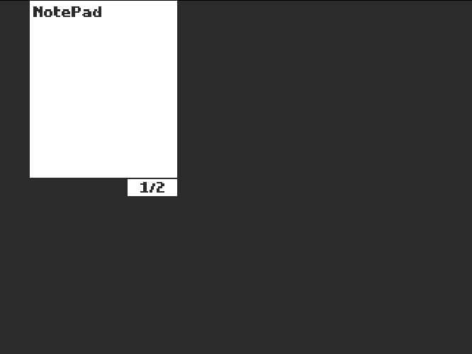 Notepad Example
