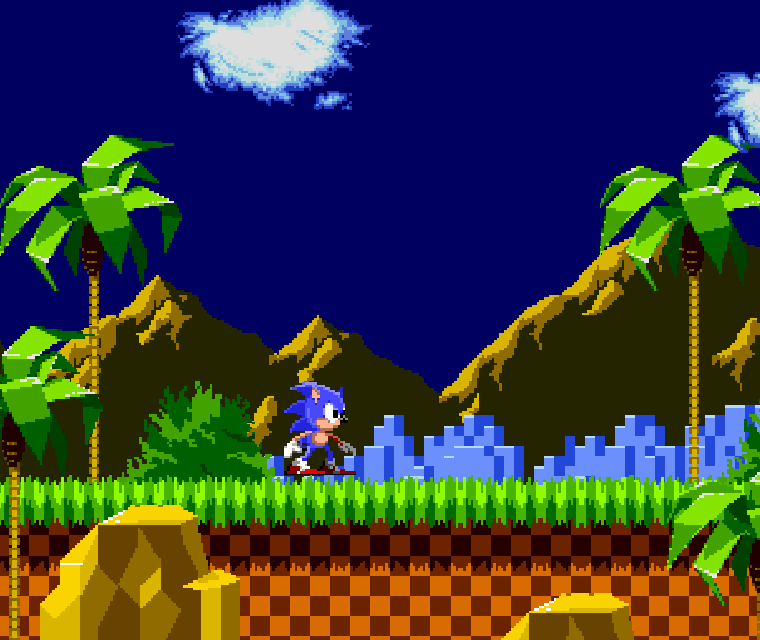 Sonic the Hedgehog: Tokyo Toy Show 1990 Autodemo Remake (Flowlab Port)