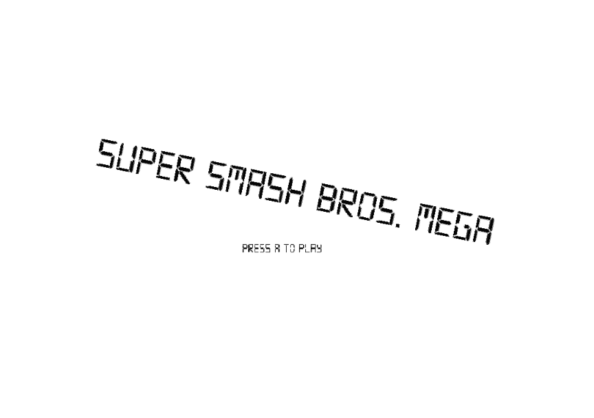 SUPER SMASH BROS MEGA