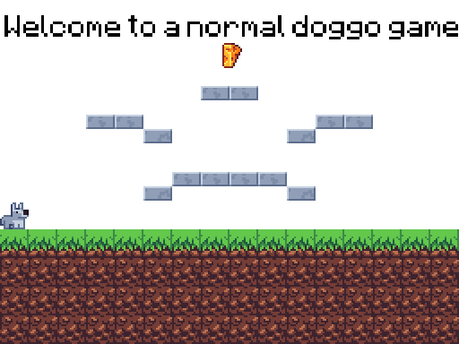 A normal doggo game