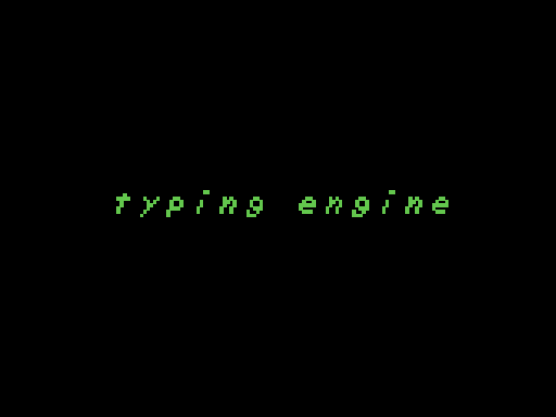 typing engine