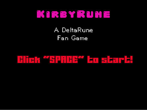 KirbyRune | A DeltaRune Fan game