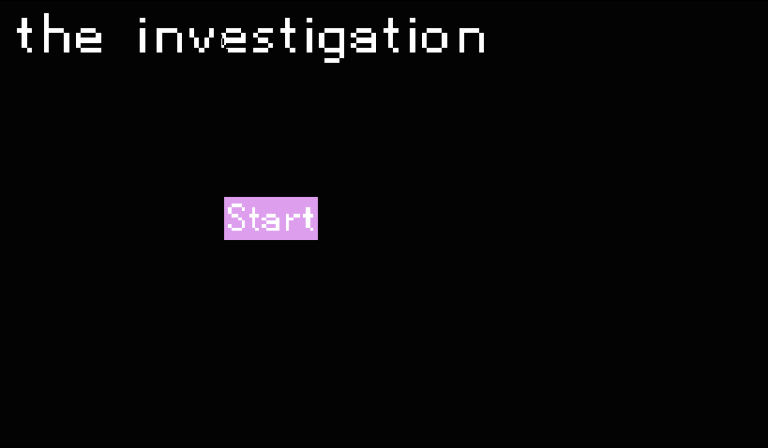 The Investigation