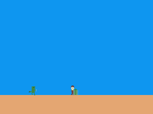 Dino Game but i remade it  by memory