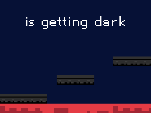 is getting dark