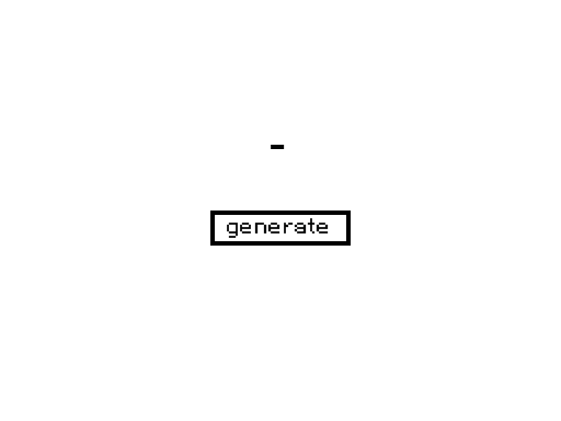 numer 5-8 generator