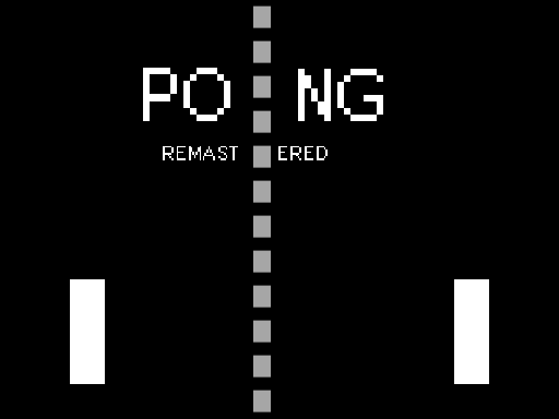 pong REMASTERED